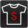 Custom T-Shirts Price Omaha Upcharges Icon