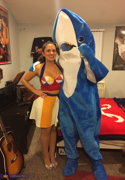 Katy Perry and Left Shark Halloween Costumes